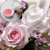 Большая силиконовая форма с розой в составе