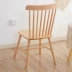 bàn ăn tròn Ghế Windsor Ghế ăn gỗ nguyên khối Bắc Âu tại nhà đơn giản ghế tựa lưng hiện đại Ghế gỗ nguyên khối cho bàn làm việc khách sạn bộ bàn ghế ăn 4 ghế bàn ghế ăn đẹp 