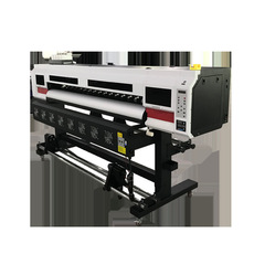 Фото машины 1.8米高精度写真机户内外4喷头图文广告卷材机海报打印喷绘一体机