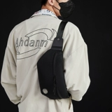 Трендовая нагрудная сумка для отдыха, сумка через плечо, сумка на одно плечо, водонепроницаемая сумка, спортивная поясная сумка для велоспорта подходит для мужчин и женщин, в корейском стиле, премиум класс