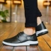Giày đi mưa thông thường của Hàn Quốc sinh viên thể thao thời trang giày nước bếp đầu bếp giày không thấm nước chống trượt dầu làm việc giày rửa xe - Rainshoes