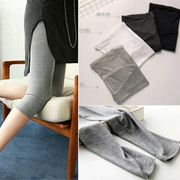 Phụ nữ mang thai quần legging mùa hè mỏng mùa xuân và mùa thu phương thức mỏng bụng nâng quần phụ nữ mang thai quần tây cắt quần mùa hè - Phụ nữ mang thai quần / quần bụng