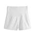 Cotton và linen thai sản shorts mùa hè mặc lỏng kích thước lớn phụ nữ mang thai quần dạ dày lift quần xà cạp Hàn Quốc thai sản dress mùa hè ăn mặc Phụ nữ mang thai quần / quần bụng