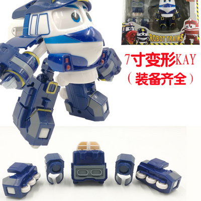 Vụ nổ tàu hỏa biến dạng Đồ chơi robot mini Vidoc 7 inch 5 gói tàu hỏa năng động gia đình người đàn ông - Đồ chơi robot / Transformer / Puppet cho trẻ em