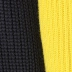 SAMAY Royal 甫 SAM đặc biệt tay áo thiết kế khâu màu vàng áo len màu đen 18 cặp vợ chồng mùa thu đứng đầu cho nam giới và phụ nữ đan