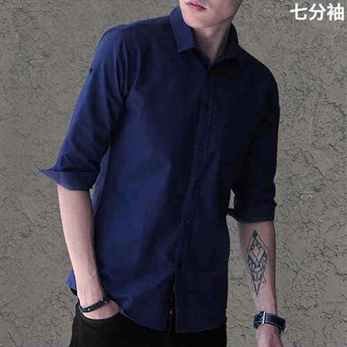 Трендовая качественная летняя джинсовая рубашка для отдыха, в корейском стиле