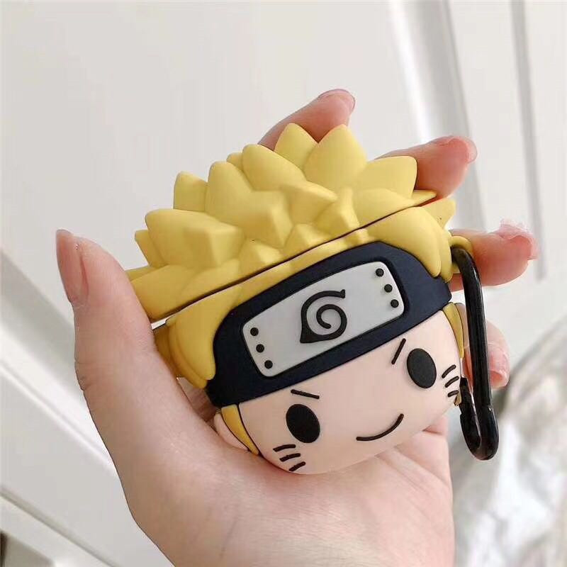 Airpods 1 / 2 & Naruto Send Hookcomic Naruto airpods2 smart cover Naruto apply Apple wireless Bluetooth Earphone case pro3 silica gel