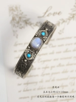 SZ030-6 Камень белого луна натуральные внутренние трещины и т. Д.