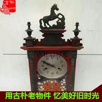 Old đối tượng bộ sưu tập đồ cổ linh tinh Cộng Hòa của Trung Quốc đồng hồ cũ đồng hồ cũ đồng hồ treo tường horse head đồng hồ trang trí đồ trang trí dân gian nỗi nhớ giá đồ cổ bằng đồng