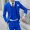 Mùa xuân và mùa thu nước Anh Gió Bộ cánh đồng đêm Bộ nam Treasure Blue Korea Slim Bar Performance Dress Small Suit Đẹp trai - Suit phù hợp