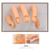 Nhật bản tạp chí mới thực hành tay nam châm ngón tay giả nail nail mảnh tay cao su người mới bắt đầu nail tool set