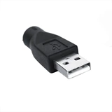 PS/2 MD6 Женщина до USB 2.0 Мужской адаптер разъем для KeyB