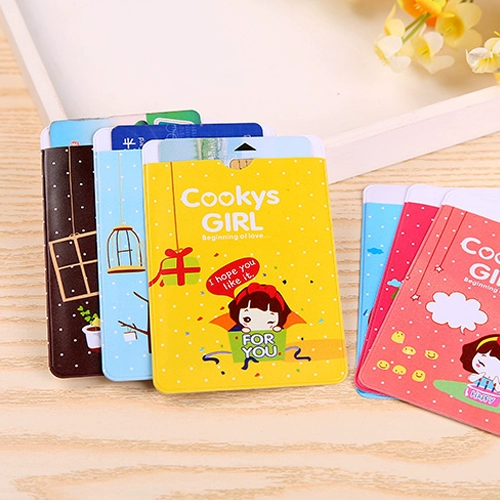 Чехол для проездного, мультяшный двусторонний картхолдер