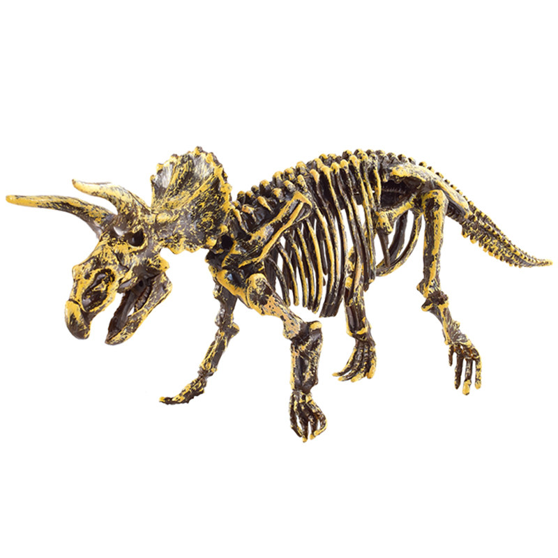 考古恐龙化石儿童手工制作益智挖掘宝藏夜光霸王龙拼装模型男礼物
