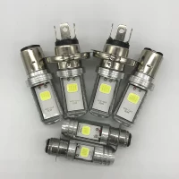 Bóng đèn xe máy 125 xe điện LED đèn pha siêu sáng đèn sửa đổi 12-80V pin xe tích hợp đèn pha đèn trợ sáng cho exciter 150