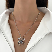 Cross-Border Halloween Jewelry Spider Pendant Punk Next