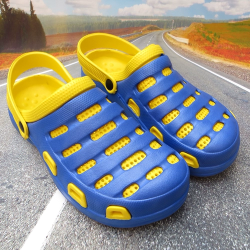 Летние босоножки, пляжная обувь на платформе, мюли, тапочки в стиле Crocs, увеличивают рост, мягкая подошва