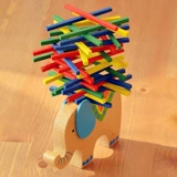 Деревянная башенка для детского сада, интерактивная дженга, конструктор, учит балансу, слон, подарок на день рождения, для детей и родителей, раннее развитие