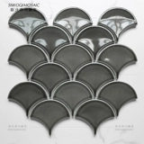 Вентилятор керамический мозаичный фон фон стены рыбь