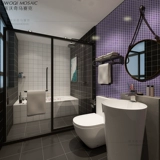 Керамическая мозаика в стиле принцессы с лавандой для девочек, настенная плитка для ванной комнаты, Интернет-магазин знаменитостей, фон, декоративная плитка