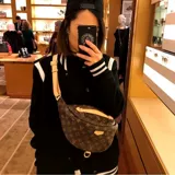 Летняя поясная сумка, сумка на одно плечо, универсальная классическая сумка для телефона, нагрудная сумка, сезон 2021, из натуральной кожи
