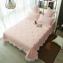 Mùa hè Hàn Quốc chăn bông trải giường bốn mảnh quilted mùa hè bông bông bước giường ba mảnh có thể giặt được - Trải giường thảm lông trải giường ngủ