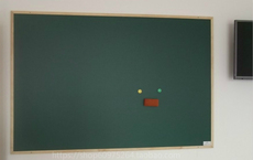 Зеленая Доска 铝框教室黑板 磁性大黑板 粉笔黑板绿板挂式120*300cm留言板写字