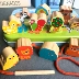 Trẻ em giáo dục đầu đồ chơi thời thơ ấu chuỗi vườn trái cây động vật hạt 1-3 tuổi gỗ trò chơi dây khối xây dựng bé mặc Đồ chơi bằng gỗ