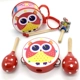 đồ chơi trẻ em bằng gỗ tay chuỗi chuông chuông trống mầm non nhạc cụ phù hợp với đồ chơi kết hợp bé rattle