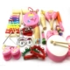 Розовые музыкальные инструменты, комплект, 23 шт