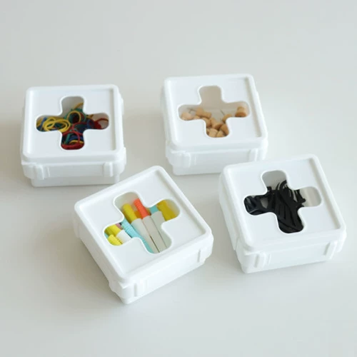 Японская импортная пластиковая коробка для хранения, ящик для хранения