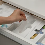 Японская импортная пластиковая коробка для хранения, ящик для хранения