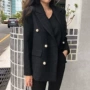 Thu đông 2018 phiên bản Hàn Quốc mới của áo khoác nhỏ phù hợp với nước hoa nữ chic chic thời trang nữ khí chất ngọc trai phù hợp với len vest công sở nữ