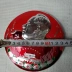 Chủ tịch Mao huy hiệu huy hiệu kỷ niệm cổ điển kỷ niệm màu đỏ bộ sưu tập bạc Mao Trạch Đông avatar bất chụp Red sưu tầm