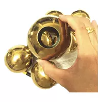 Внешний диаметр 63 Punch 22,5 Двойной отверстие для шарика 304 Золотой мяч Золотой шарик