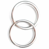 304 Трубка изгиба из нержавеющей стали два кольца 201 бутик двойной круглый окно Ярмарка украшения Круг Сварка Сварка Круг Шуанхуань Цветок