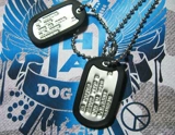 Ожерелье для бренда собак в Второй мировой войне в США бренд военной идентичности Dogtag.