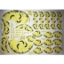 Công cụ gốm men trên giấy hoa đầy màu sắc nhãn dán decal nhiệt độ thấp nướng hoa dán gốm tiêu hao vật liệu hoạt hình Jingdezhen - Công cụ tạo mô hình / vật tư tiêu hao