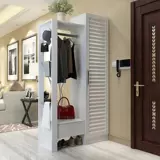 Шкаф для обуви простые современные фойе плащ с зеркалом для одежды в дверном шкаф