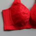 Năm sinh của đám cưới màu đỏ siêu mỏng ren gợi cảm quy tụ quý cô full cup bra bra set c cup quần lót phụ nữ Bộ đồ lót