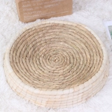 Плетение кошачьего гнезда большая миска в форме кошачьего гнезда поймана тарелка в летнем кошачьем гнезда