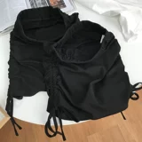 Мини-юбка, юбка, А-силуэт, с акцентом на бедрах