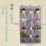 Ткань, система хранения, подвесной органайзер, настенная коробочка для хранения, мобильный телефон, медицинская маска, сумка для хранения, из хлопка и льна