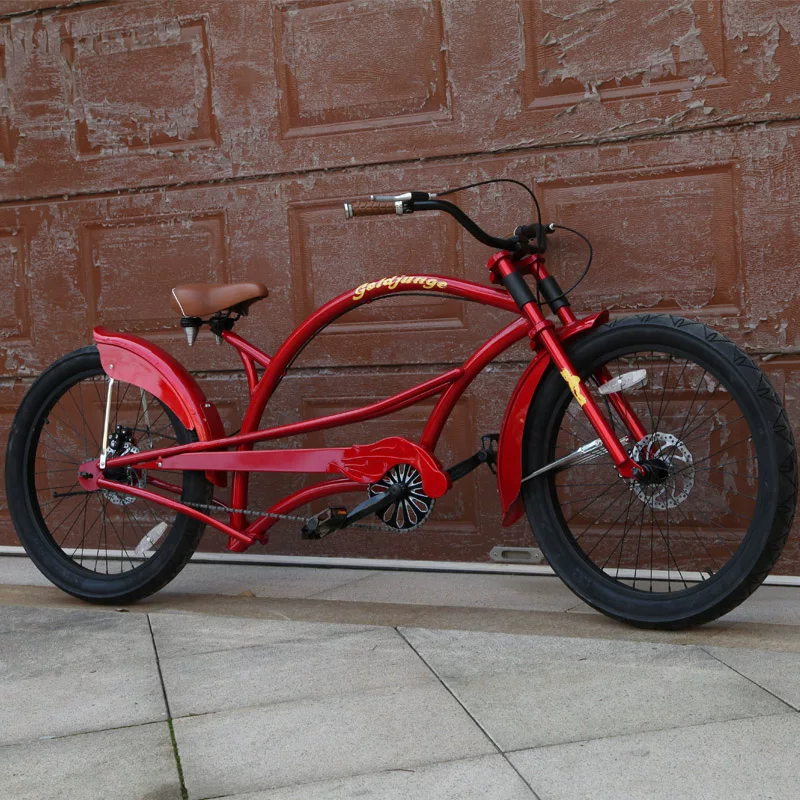 Long beach bike, frame, brake