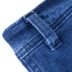 Mùa xuân và mùa thu người đàn ông trung niên jeans quần overalls nam trung niên cao eo lỏng làm việc quần cha dài quần quần bò nam Cao bồi