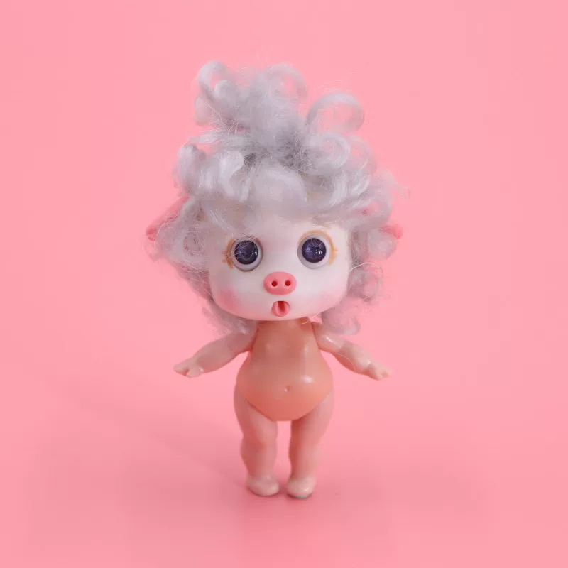 Тело куклы BJD, запутанные куклы, самодельная красота, голова из глины OB11, 5 см/8 см маленькое тело