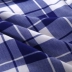 Ký túc xá sinh viên tấm kẻ sọc màu xanh và trắng màu xanh đơn giản sọc đơn mảnh 1,1 m giường đơn - Khăn trải giường bộ ga nệm Khăn trải giường