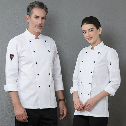 Шеф-поварная одежда мужская гостиница с длинными рукавами