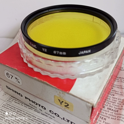 Фотооборудование японский оригинальный цвет черно -белый фильтр фильтрации фильтра