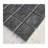 Черная ретро мраморная китайская мозаика на стену